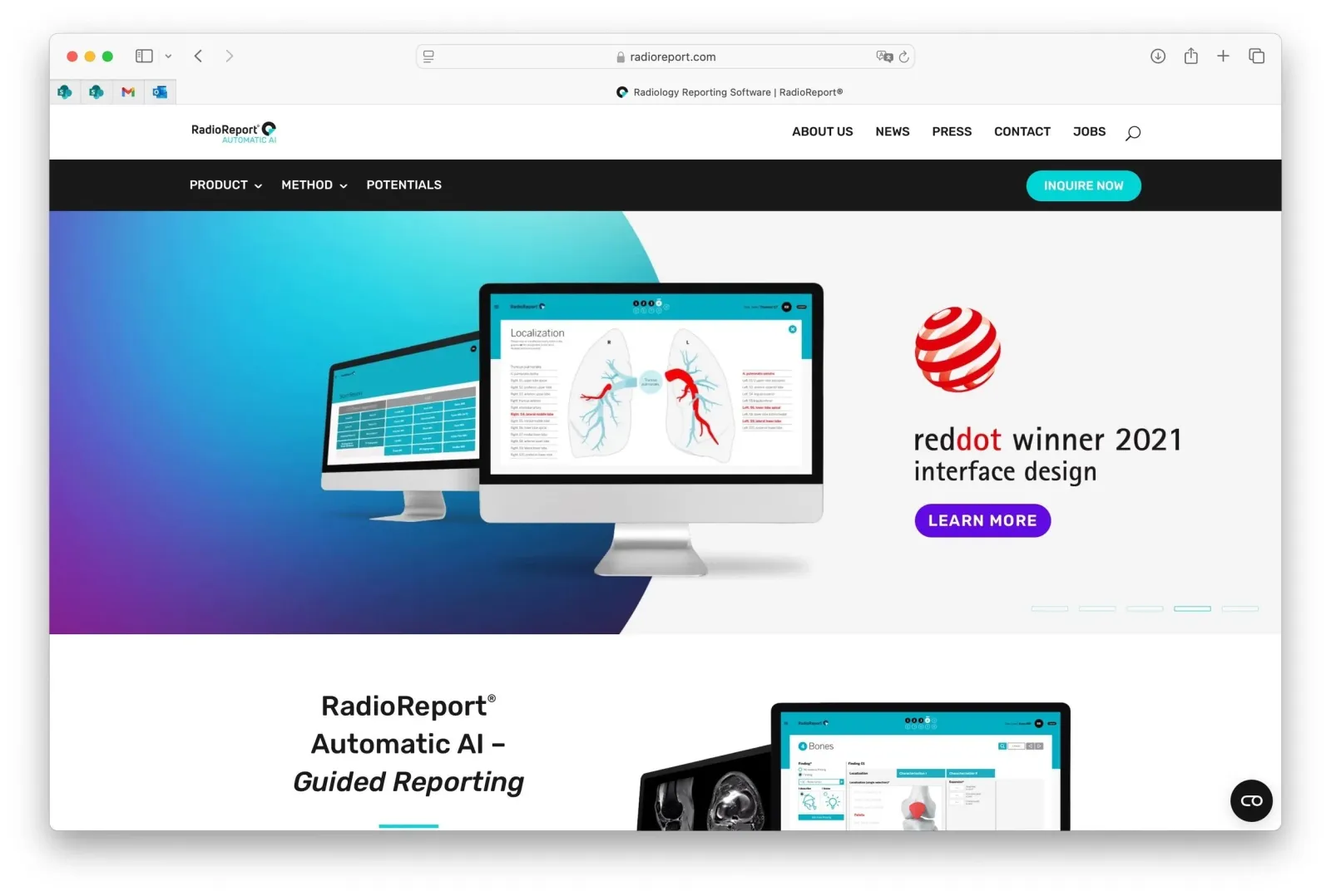 RadioReport website